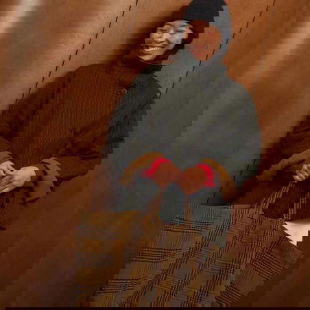 Sac Cabas Elisa | Tartan - Rose in April