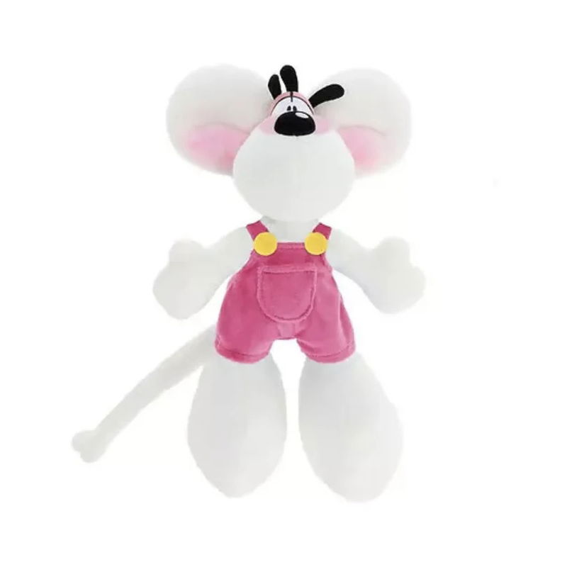 Peluche Diddl 30 cm | Salopette rose