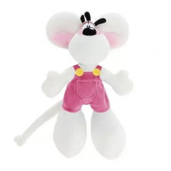 Peluche Diddl 20 cm | Salopette rose - Diddl