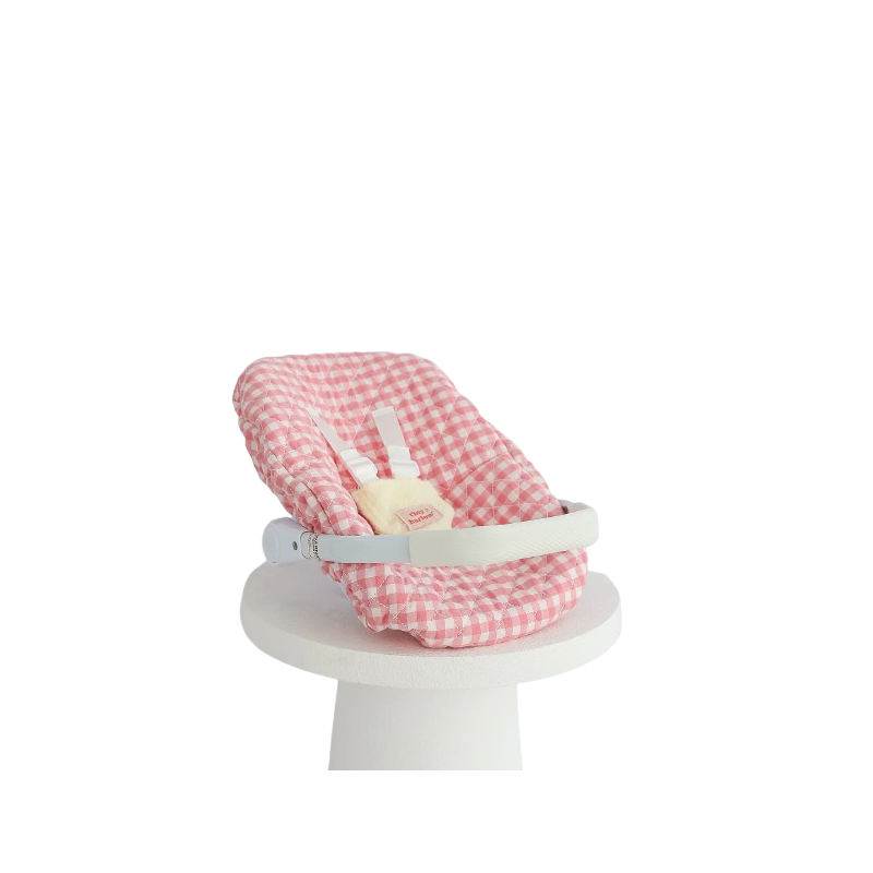 Siège auto | Vichy rose