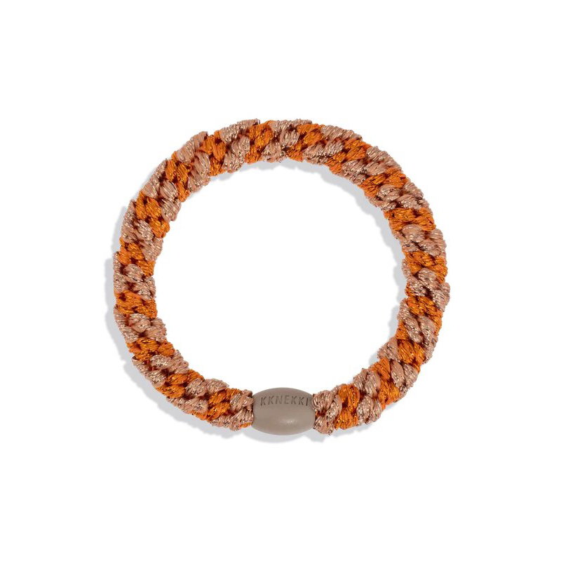 Kknekki | Orange rosewood glitter stripe