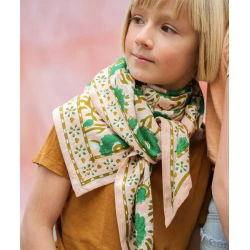 Foulard Grand format | Marisol Rose poudré