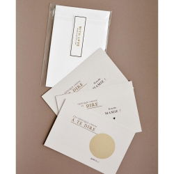 Carte annonce à gratter