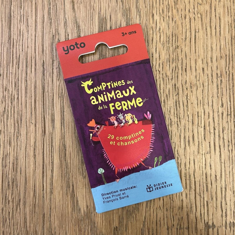 Carte yoto | Comptines des animaux de la ferme