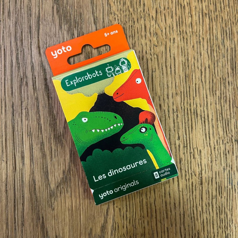 Carte yoto | Explorobots : Les dinosaures