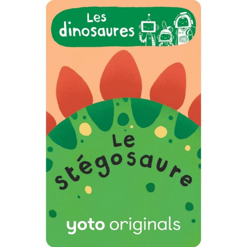 Carte yoto | Explorobots : Les dinosaures