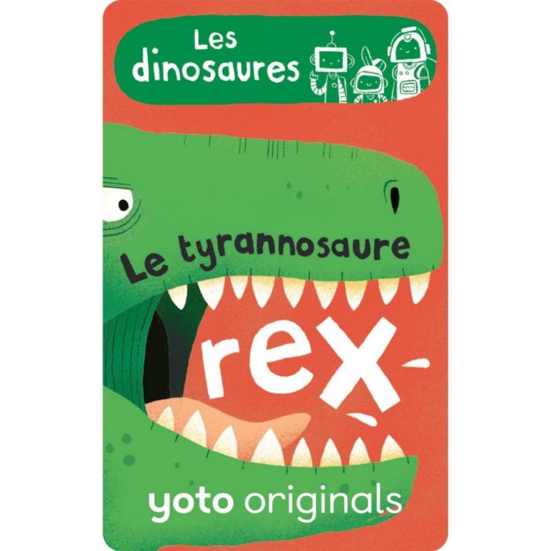 Carte yoto | Explorobots : Les dinosaures