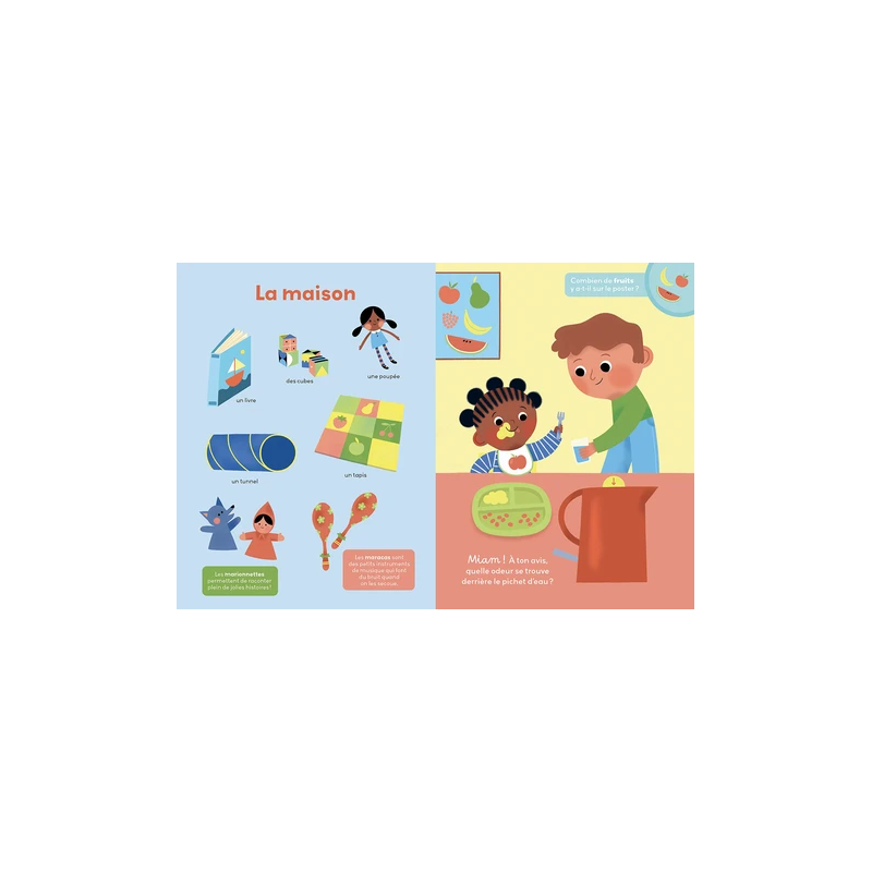 Mon grand livre des odeurs | Découvre le monde