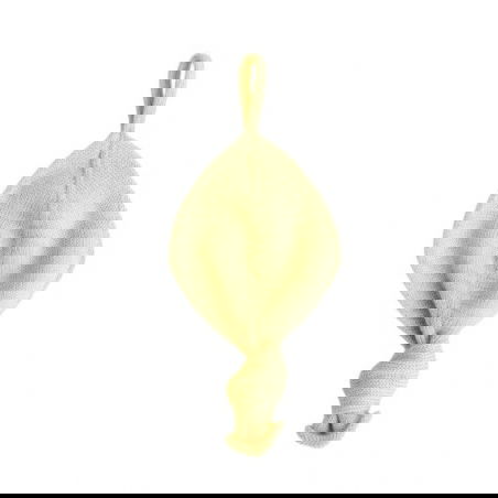 Doudou - Attache-tétine Titi | Light yellow - Hvid