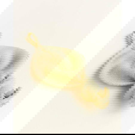 Doudou - Attache-tétine Titi | Light yellow - Hvid