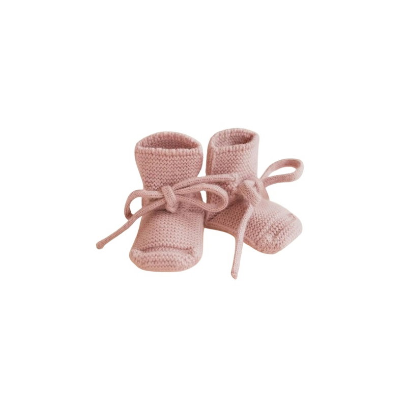 Chaussons en laine 9-15 mois | Poudre