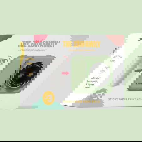 3 rouleaux de papier à photo autocollants - The Zoofamily