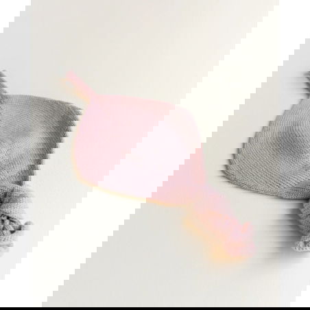 Doudou - Attache-tétine Titi | Blush - Hvid