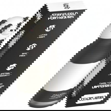 Gourde isotherme 460 ml  | Panda - Asobu