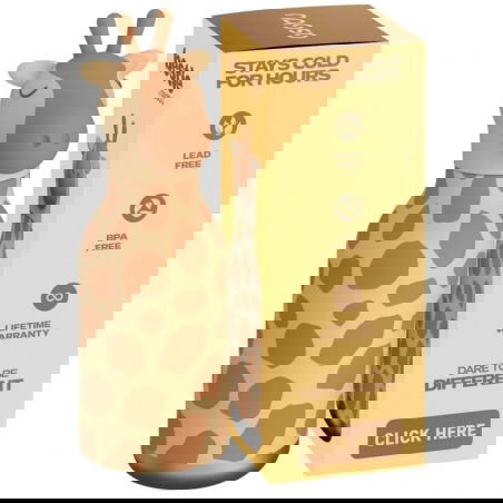 Gourde isotherme 460 ml | Girafe - asobu