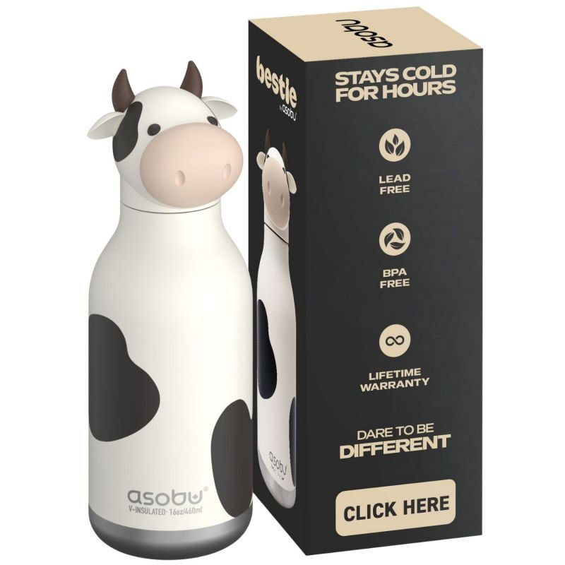Gourde isotherme 460 ml | Vache