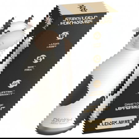 Gourde isotherme 460 ml | Vache - Asobu