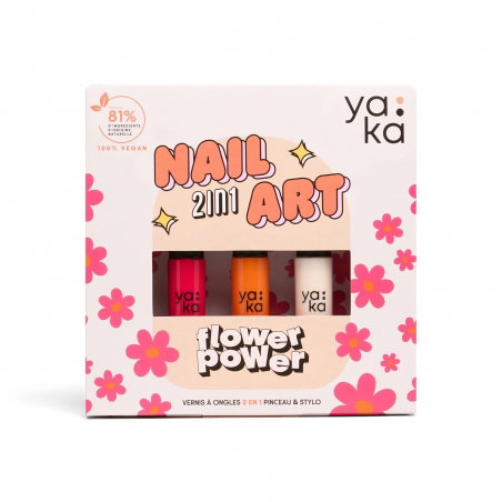 Coffret vernis à ongles nail art | Flower - YAKA Paris