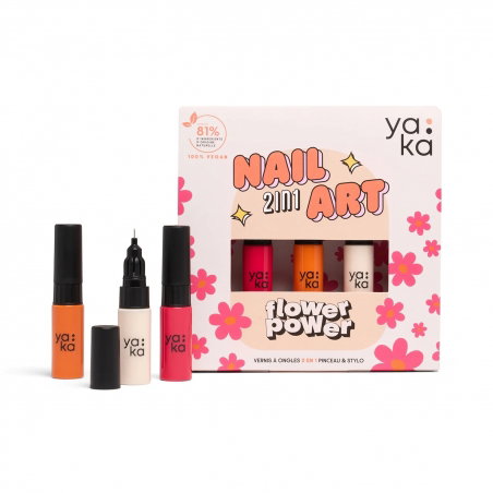 Coffret vernis à ongles nail art | Flower - YAKA Paris