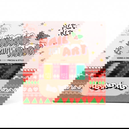 Coffret vernis à ongles nail art | Noël - YAKA Paris
