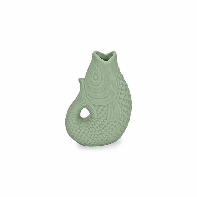 Vase céramique Poisson PM | Matcha