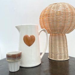 Pichet Coeur GM | Marron