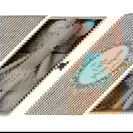 Petite soeur - souris dansante dans sa boite - Maileg