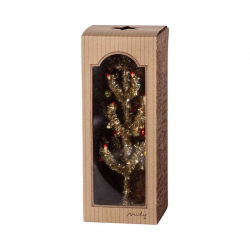 Sapin de Noël Or | Décoration rouge et verte