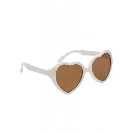 Lunettes de soleil poupée| Coeur blanc - Minikane