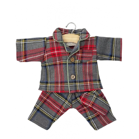 Pyjama Tartan pour poupée - Minikane