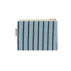 Porte monnaie | Rayures tennis bleu