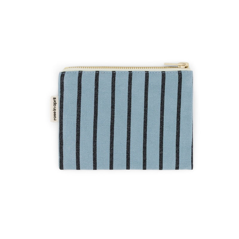 Porte monnaie | Rayures tennis bleu