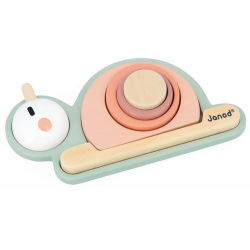 Empilable escargot en bois