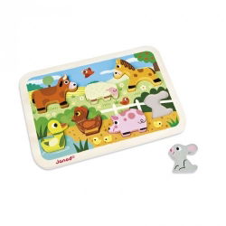 Puzzle en bois la ferme