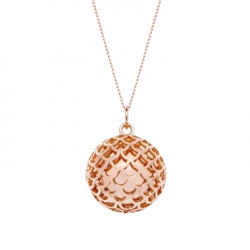 Bola Source sur chaîne | Finition Or rose