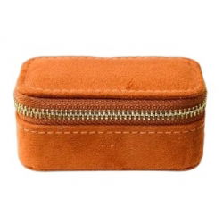 Mini boîte à bijoux de voyage | Camel