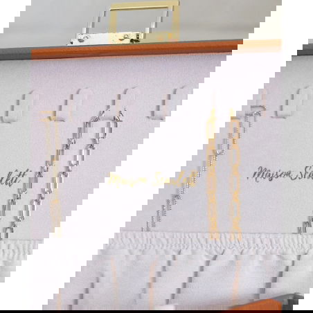 Boîte à bijoux en cuir | Cognac - Maison Scarlett