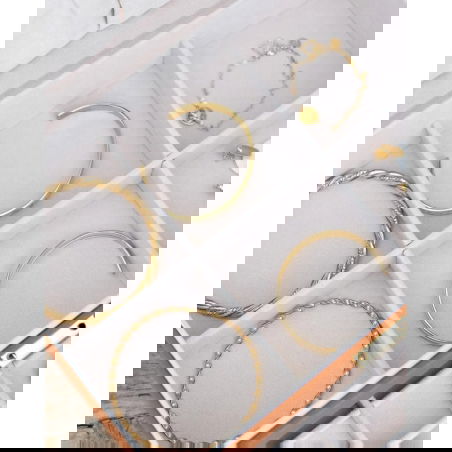 Boîte à bijoux en cuir | Cognac - Maison Scarlett