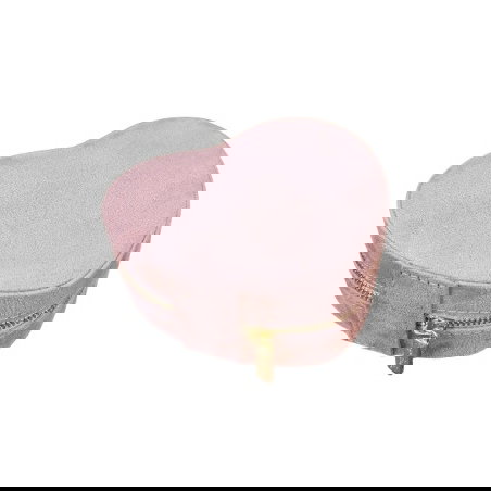 Boîte à bijoux cœur en velours | Rose - Maison Scarlett