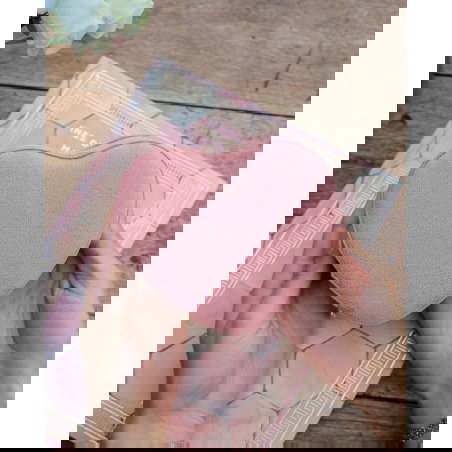 Boîte à bijoux cœur en velours | Rose - Maison Scarlett