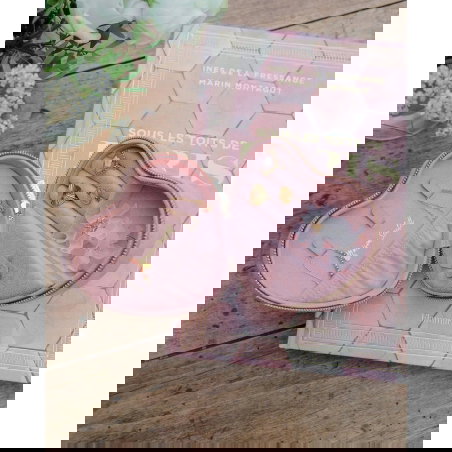 Boîte à bijoux cœur en velours | Rose - Maison Scarlett