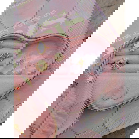 Boîte à bijoux cœur en velours | Rose - Maison Scarlett