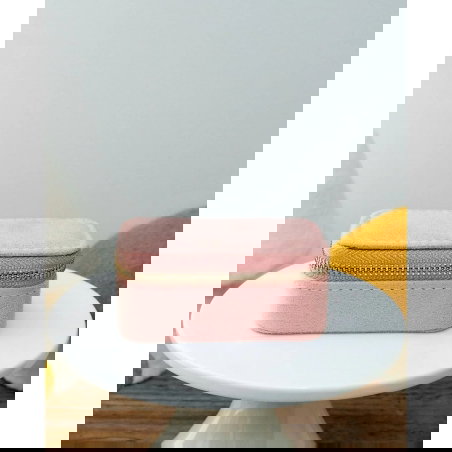 Mini boîte à bijoux de voyage | Rose - Maison Scarlett