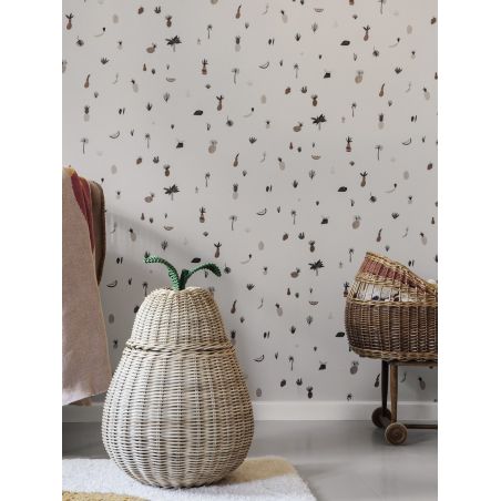 Panier poire osier - Ferm Living Panier poire osier - Ferm Living