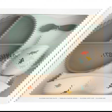 Box repas 4 pièces | Dinosaure - Mushie