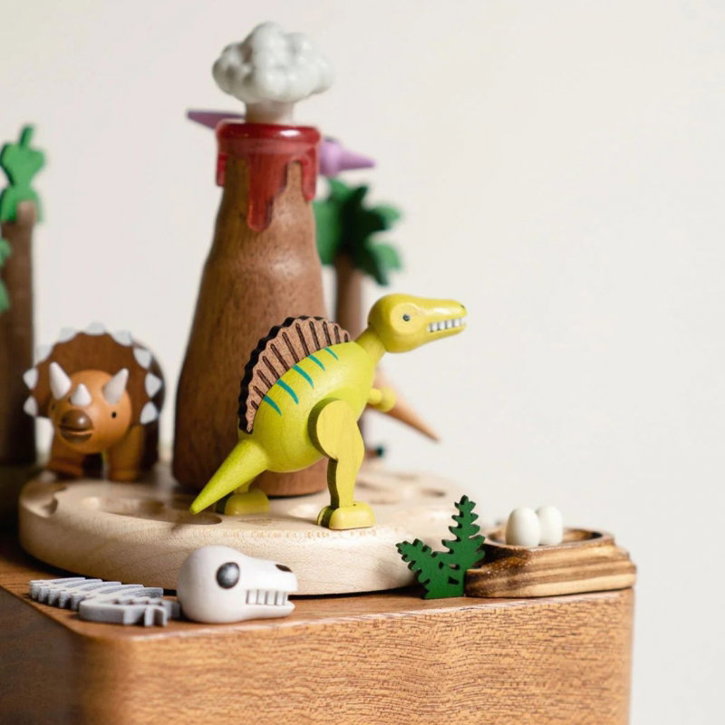 Boite à musique | Dinosaures et volcans