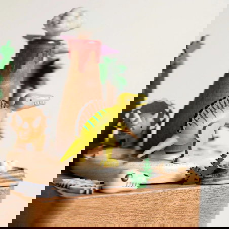 Boite à musique | Dinosaures et volcans - Wooderful life