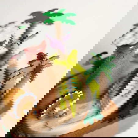 Boite à musique | Dinosaures et volcans - Wooderful life