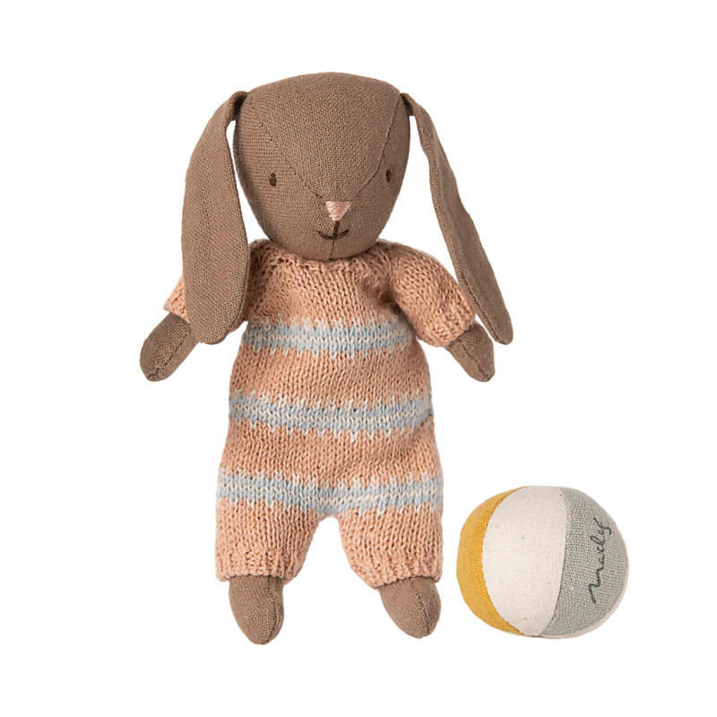 Micro Lapin hiver | Marron rose