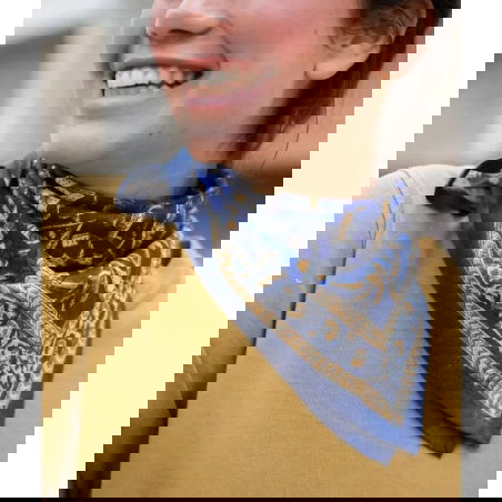 Foulard Petit format | Jaya marine - Bëllemme